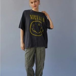 URBAN OUTFITTERS destroyed nirvana t-shirt dress